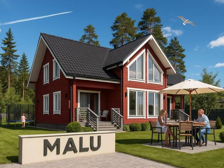 Двухэтажный каркасный дом Гатчина-188 